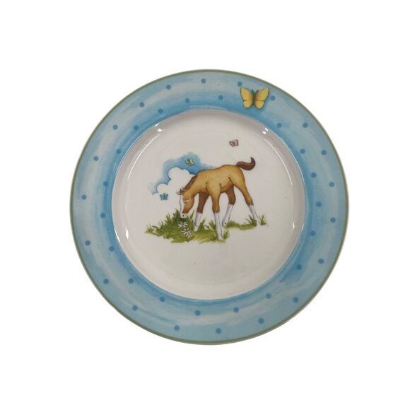 Reed & Barton Williamsburg Childs Porcelain‎ Dinnerware Set Farmyard Friends - Picture 2 of 10